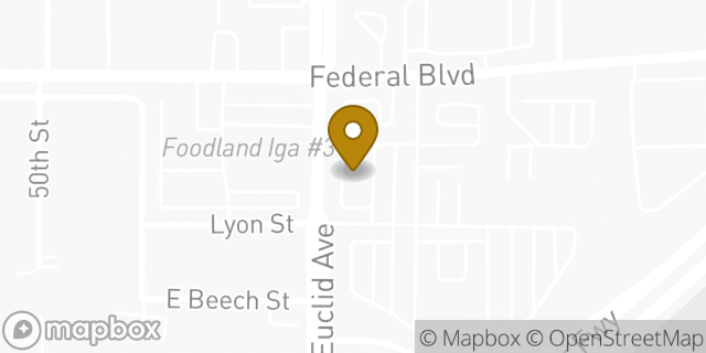 Map showing the location of McDonald's in San Diego, CA 92105