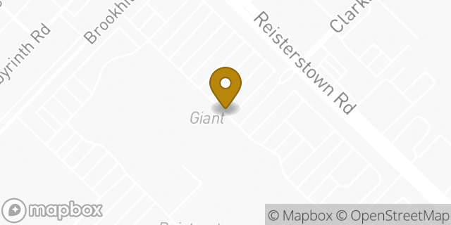 Map showing the location of Home Depot in Baltimore, MD 21215