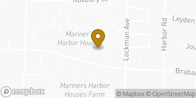 Map showing the location of Amazon Locker - Carpeting in Staten Island, NY 10303