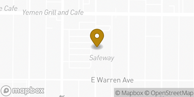 Map showing the location of Coinme in Denver, CO 80210