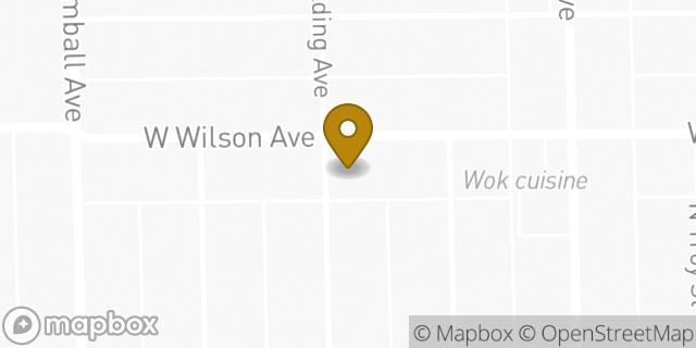 Map showing the location of Christ Evangelical Lutheran Church in Chicago, IL 60625