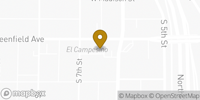 Map showing the location of Amazon Locker - Moonstruck in Milwaukee, WI 53204