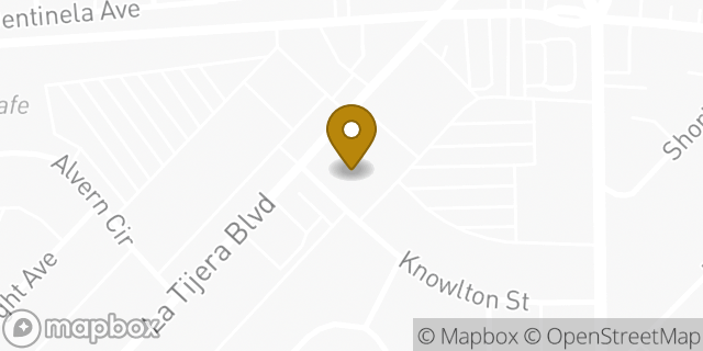 Map showing the location of Marshalls in Los Angeles, CA 90045