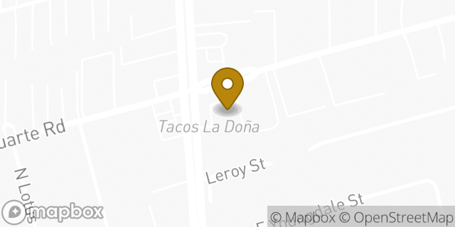 Map showing the location of Starbucks in San Gabriel, CA 91775