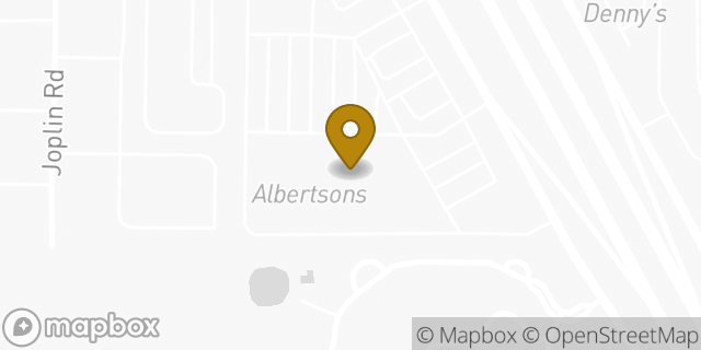 Map showing the location of Albertsons in Arlington, TX 76001