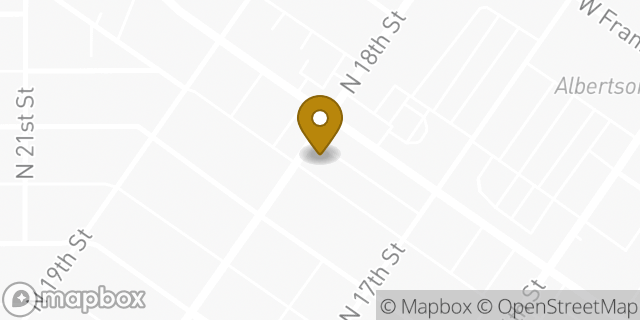 Map showing the location of Starbucks in Boise, ID 83702