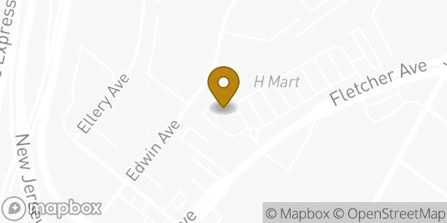 Map showing the location of The UPS Store in Fort Lee, NJ 07024