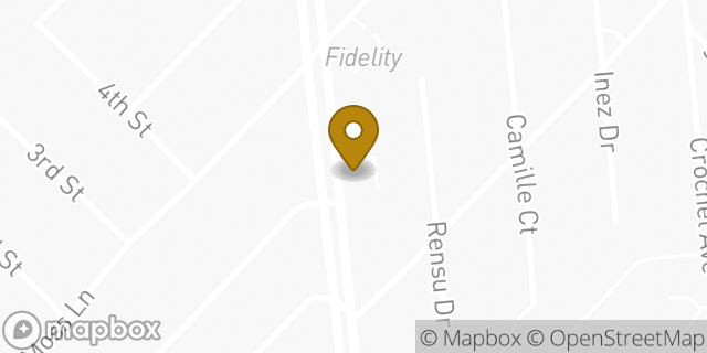 Map showing the location of Subway in New Orleans, LA 70123