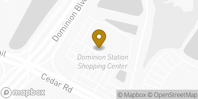 Map showing the location of Publix in Chesapeake, VA 23322