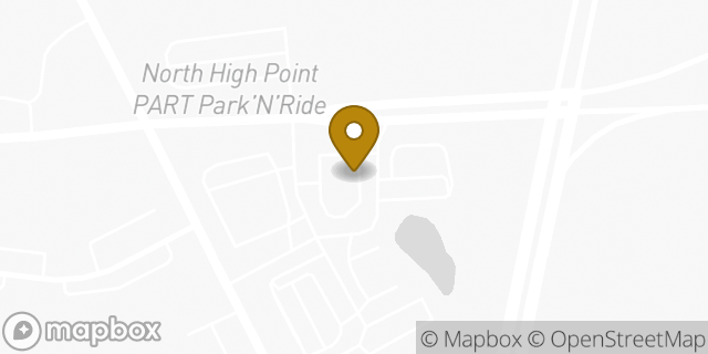 Map showing the location of McDonald's in High Point, NC 27265