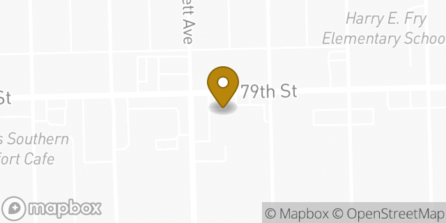 Map showing the location of Subway in Burbank, IL 60459
