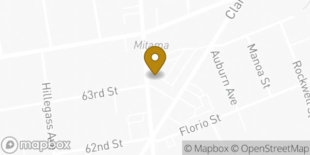Map showing the location of Starbucks in Oakland, CA 94618