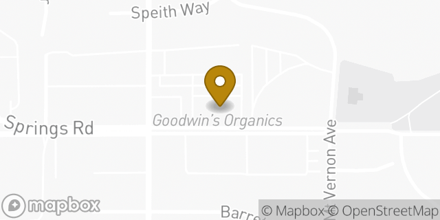 Map showing the location of Amazon Locker - Biscuits in Riverside, CA 92507