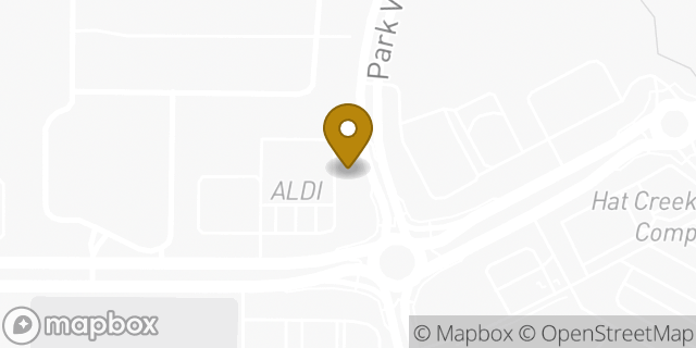 Map showing the location of Aldi in Fort Worth, TX 76244