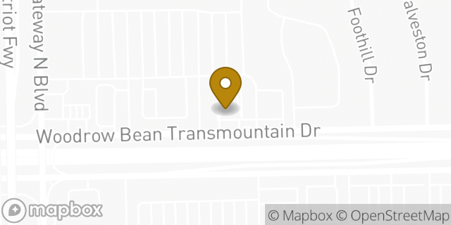 Map showing the location of McDonald's in El Paso, TX 79924