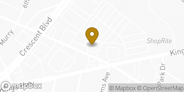 Map showing the location of Dunkin' in Brooklawn, NJ 08030
