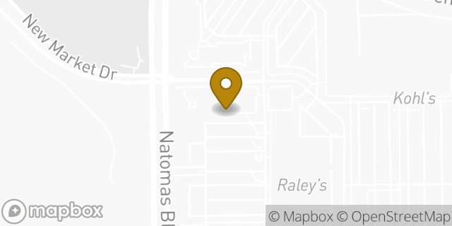 Map showing the location of Subway in Sacramento, CA 95835
