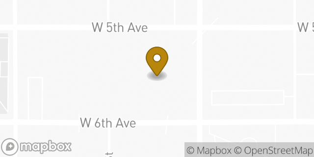 Map showing the location of Foot Locker in Anchorage, AK 99501