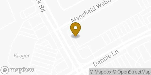 Map showing the location of Aldi in Mansfield, TX 76063