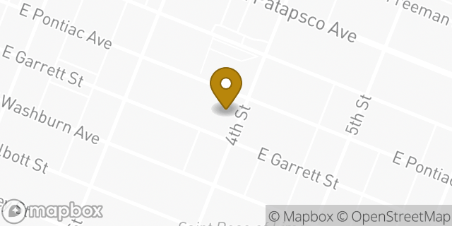 Map showing the location of The Church of Jesus Christ of Latter-day Saints in Baltimore, MD 21225