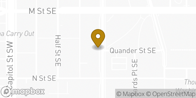 Map showing the location of Chipotle Mexican Grill in Washington, DC 20003