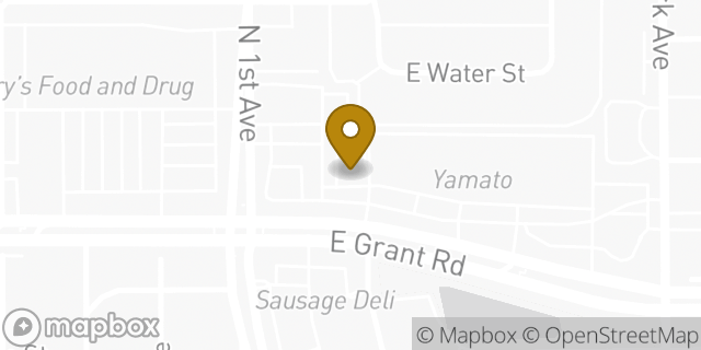 Map showing the location of McDonald's in Tucson, AZ 85719