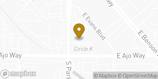 Map showing the location of Amazon Locker - Material in Tucson, AZ 85713