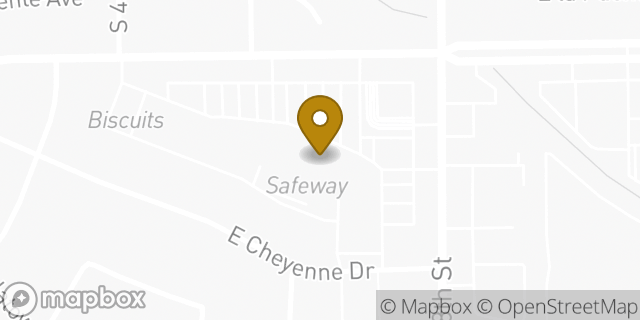 Map showing the location of Starbucks in Phoenix, AZ 85044