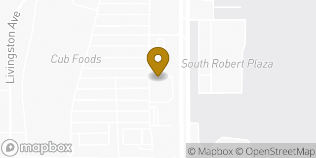 Map showing the location of Starbucks in West St Paul, MN 55118