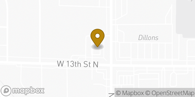 Map showing the location of McDonald's in Wichita, KS 67203