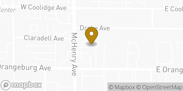 Map showing the location of Sonic Drive In in Modesto, CA 95350