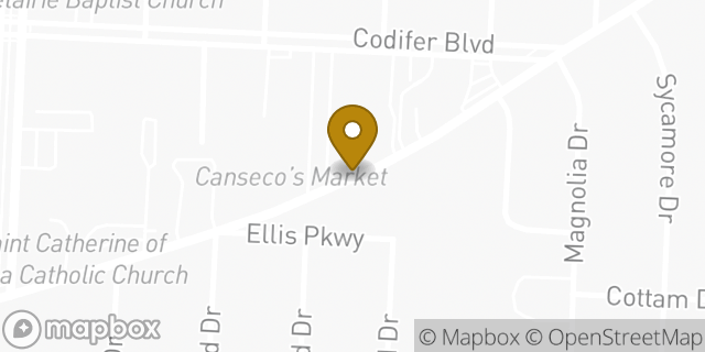 Map showing the location of ATM Walgreens in Metairie, LA 70005