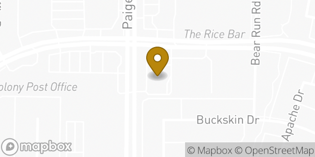 Map showing the location of ATM CVS in The Colony, TX