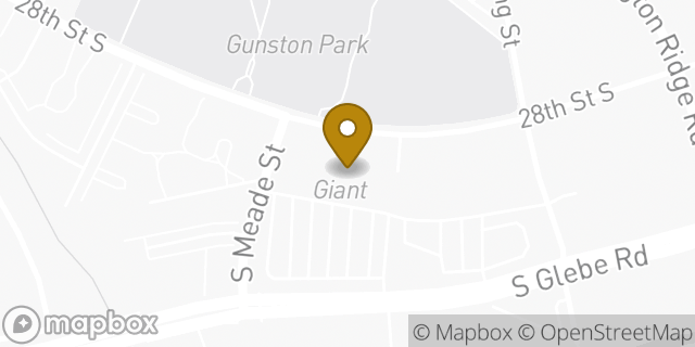 Map showing the location of Coinme in Arlington, VA 22206
