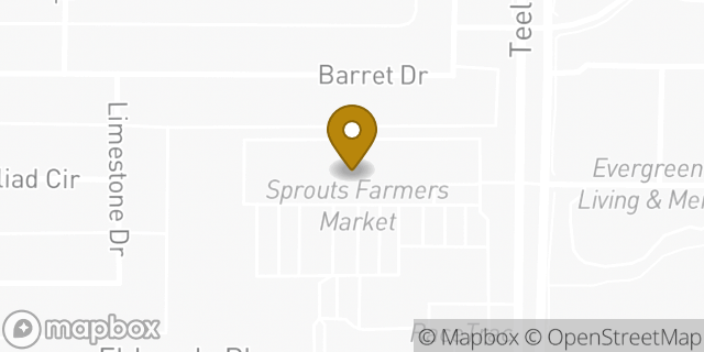 Map showing the location of Sprouts Farmers Market in Frisco, TX 75033