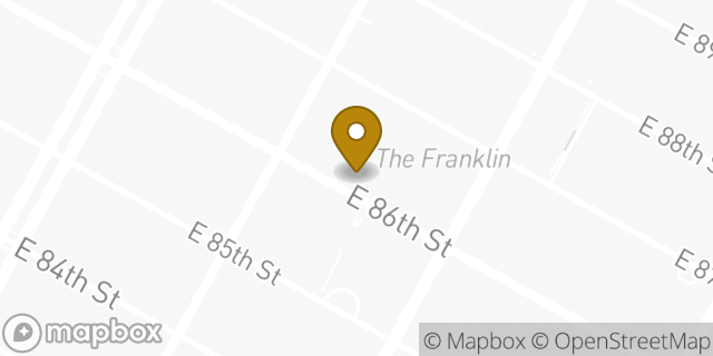 Map showing the location of Foot Locker in New York, NY 10028