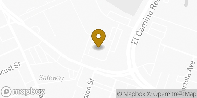 Map showing the location of Amazon Locker - Broncos in Santa Clara, CA 95050