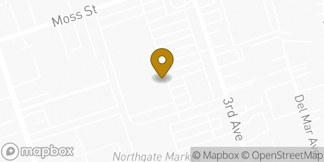 Map showing the location of Amazon Locker - Plethora in Chula Vista, CA 91911