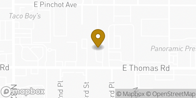 Map showing the location of Sonic Drive In in Phoenix, AZ 85018