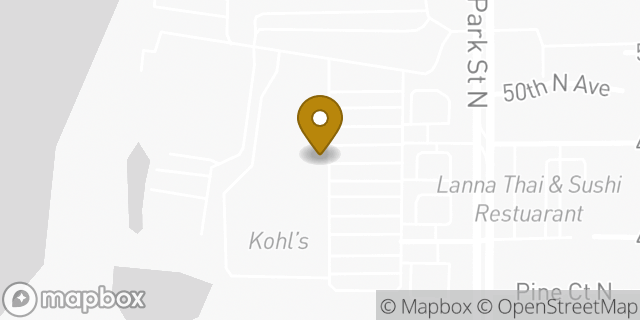Map showing the location of Amazon Locker - Kuba in St Petersburg, FL 33709
