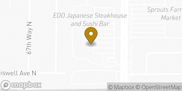 Map showing the location of Amazon Locker - Migrant in Kenneth City, FL 33709