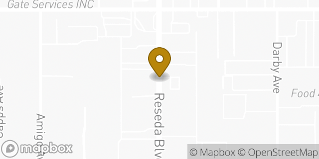 Map showing the location of Reseda - Reseda Blvd HLE in Reseda, CA 91335