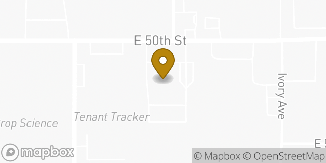 Map showing the location of Penske Truck Rental in Lubbock, TX 79404
