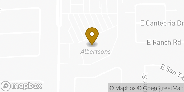 Map showing the location of Starbucks in Gilbert, AZ 85296