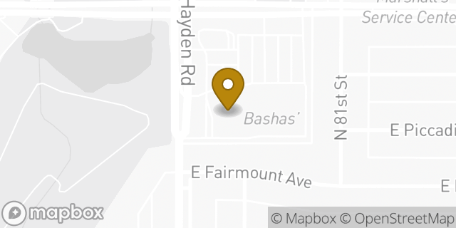 Map showing the location of ATM Walgreens in Scottsdale, AZ 85251