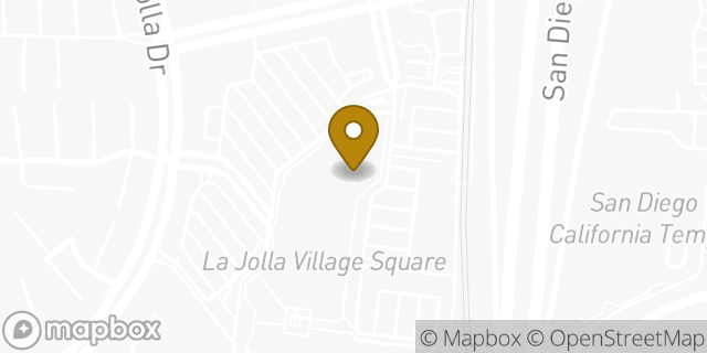 Map showing the location of Marshalls in La Jolla, CA 92037
