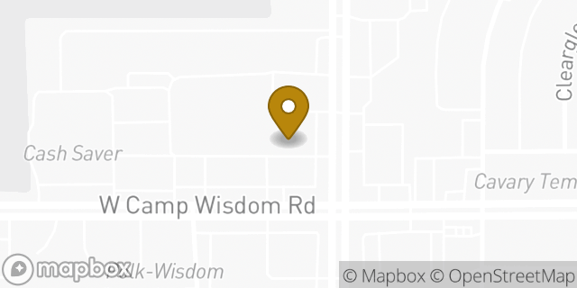 Map showing the location of Subway in Dallas, TX 75232