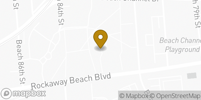 Map showing the location of Amazon Locker - Altomare in Queens, NY 11693