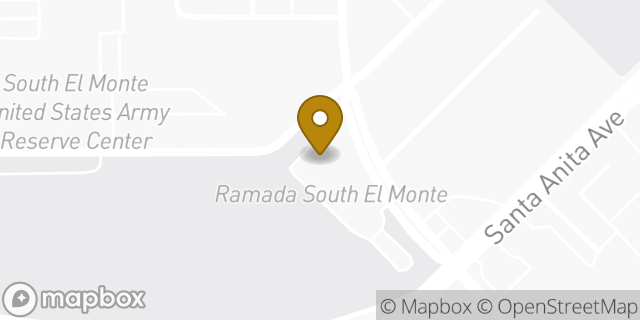 Map showing the location of Park Suites Hotel in South El Monte, CA 91733