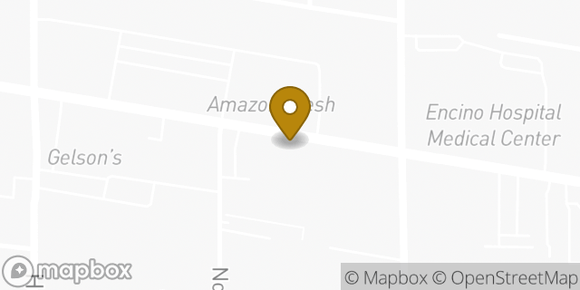 Map showing the location of The UPS Store in Los Angeles, CA 91436